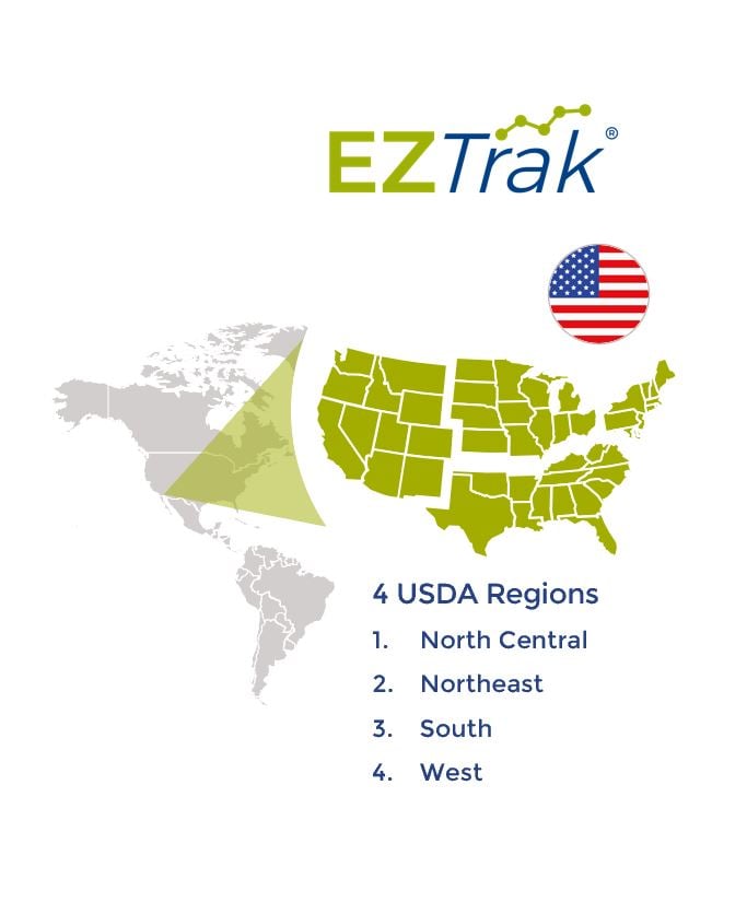 EZTrak coverage USA